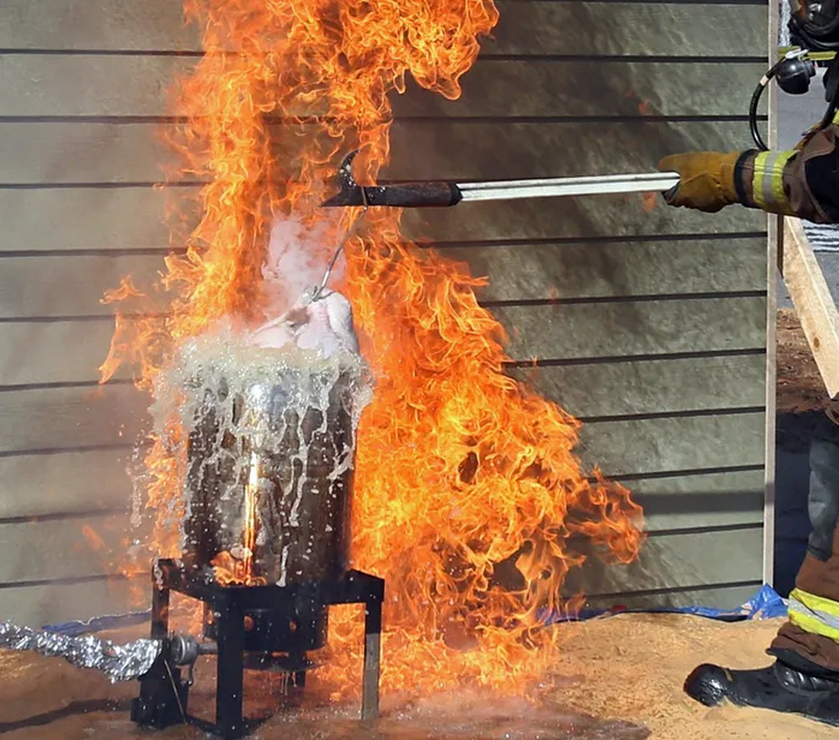 Turkey fryer disaster