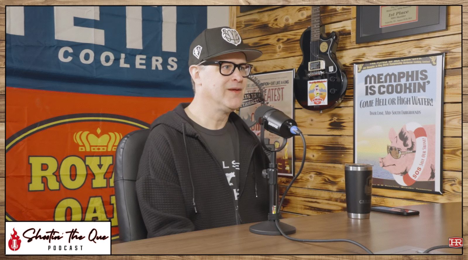 Clint Cantwell speaking into a microphone