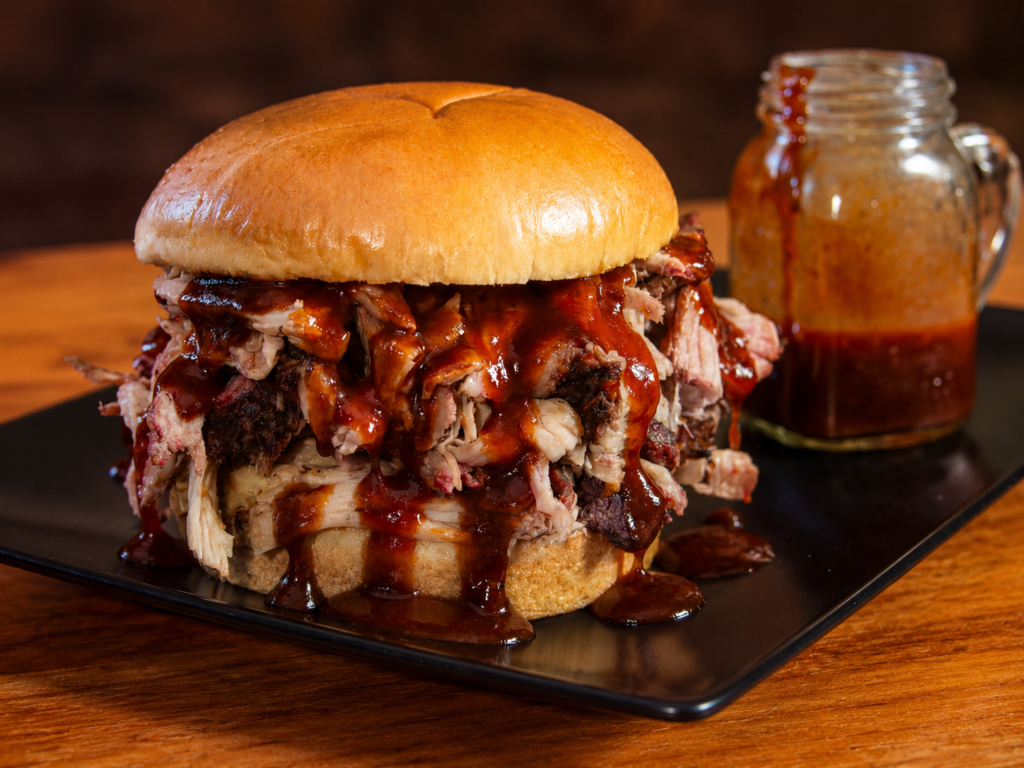 Pulled pork sandwich