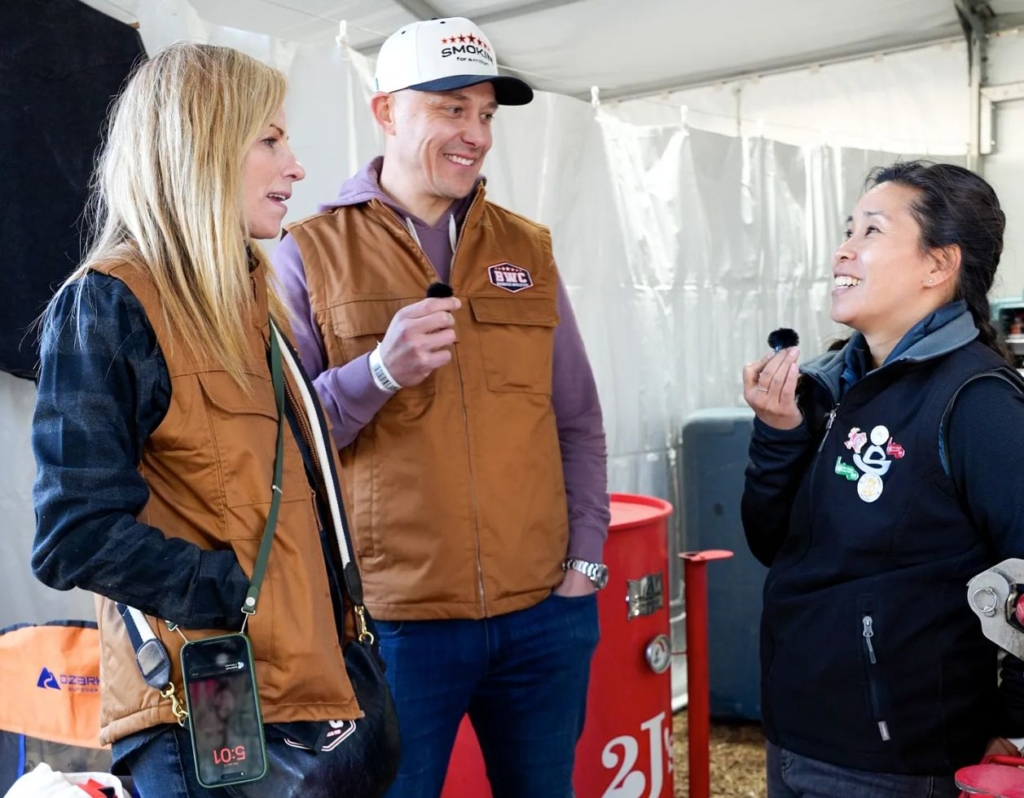 Founders of the BBQ World Cup discussing competition BBQ