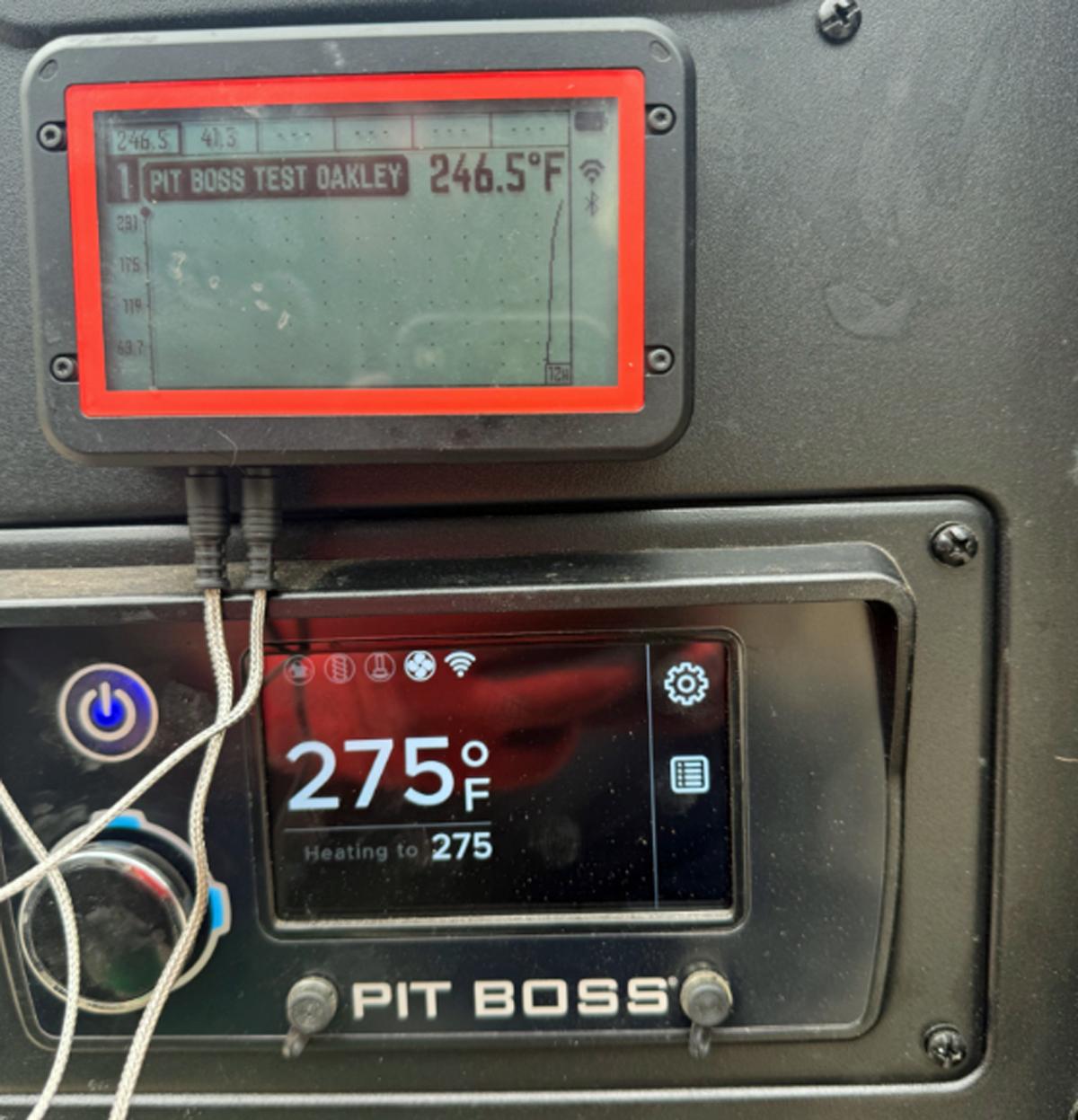 Pit Boss Navigator vs FireBoard thermometer displayed temperatures