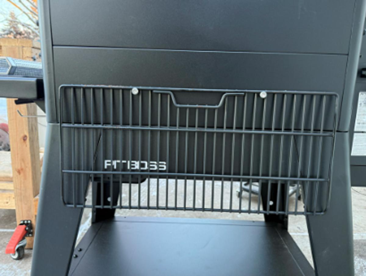 Pit Boss Navigator cooking grate storage