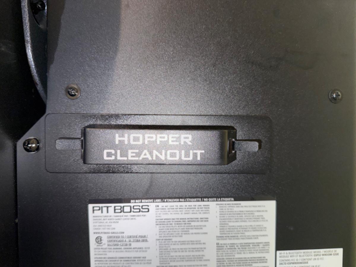Pit Boss Navigator hopper cleanout