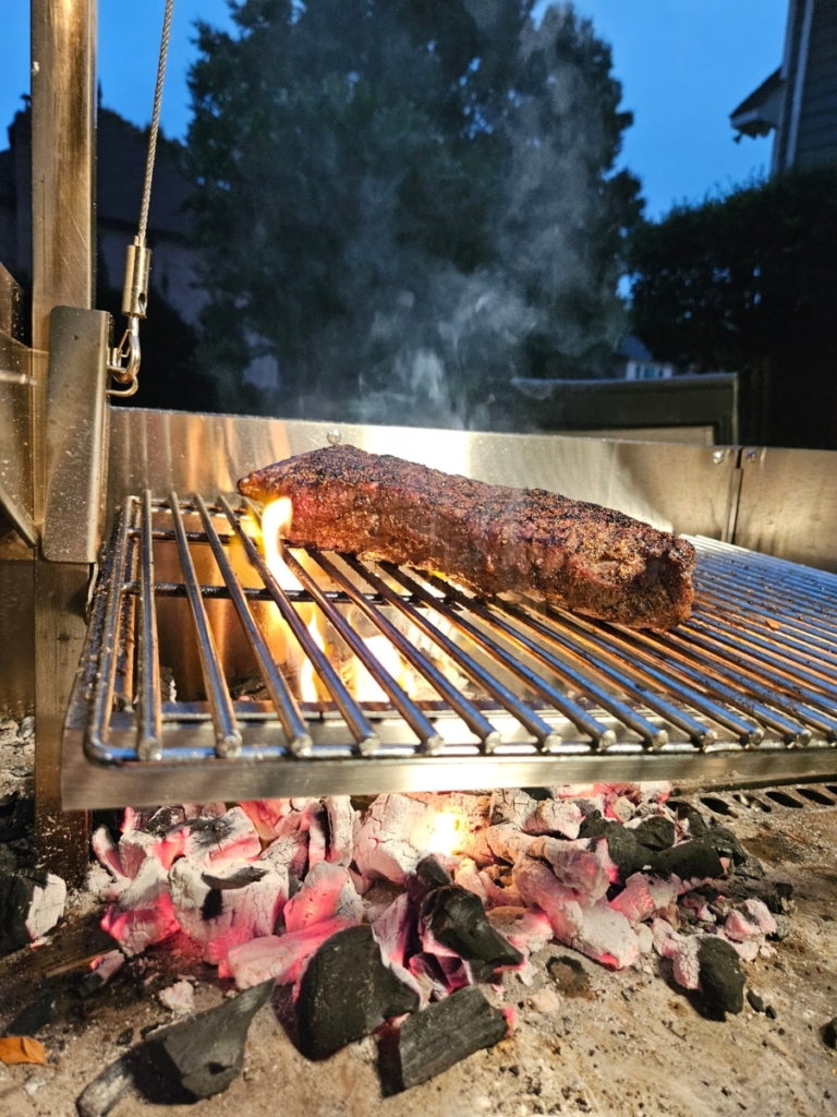 Tri-tip on the grill.